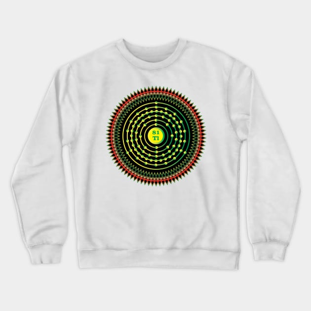 Thallium Ornament Crewneck Sweatshirt by Storistir